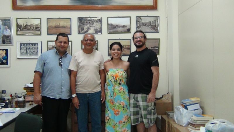 Sandro, Cristovam Sena, Tainá Khalarje e Carlos Ruffeil